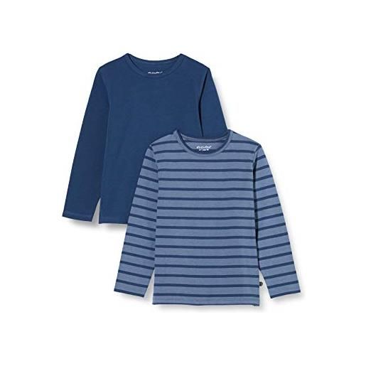 Minymo basic langarm t-shirt, nuova marina, 146 bambino