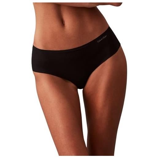 Calvin Klein slip hipster donna cotone elasticizzato, nero (black), s