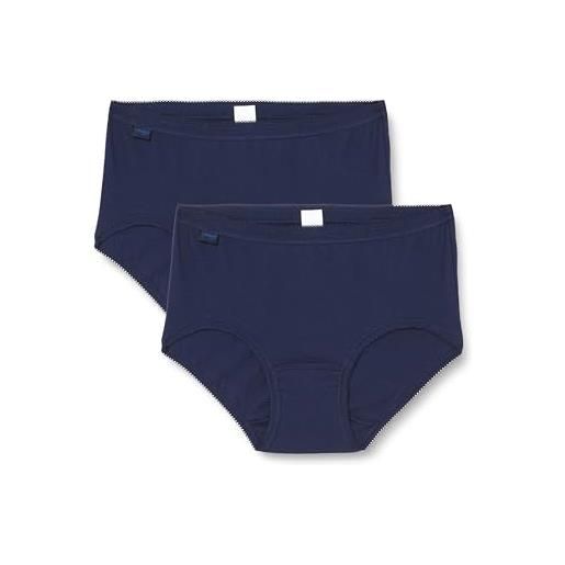 Sloggi basic h midi 2p, midi, donna, true navy, 48