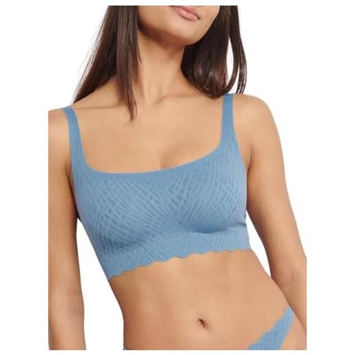 Sloggi donna zero feel bliss top, azzurra blu, xs