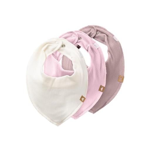 NAME IT nbnyvetti 3p scarf bib noos, bavaglini, parfait pink/pack: w. Deauville mauve + jet stream, one size