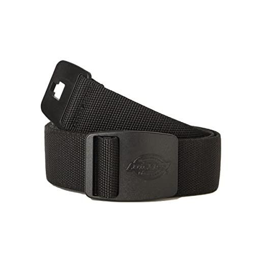 Dickies unisex - adulto, cintura in tessuto con logo in rilievo, nero, os
