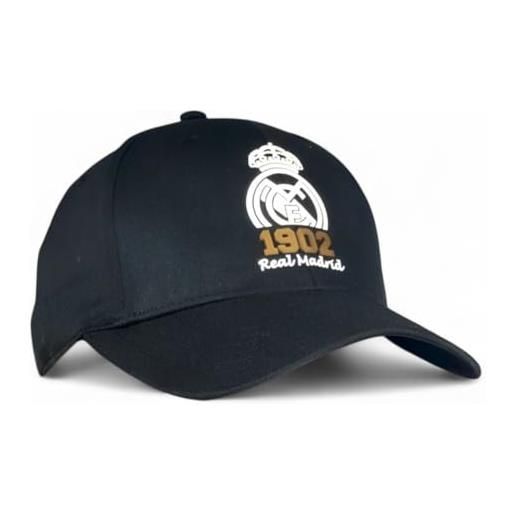 Real Madrid gorra nº43 cappellino da baseball, nero, taglia unica unisex-adulto
