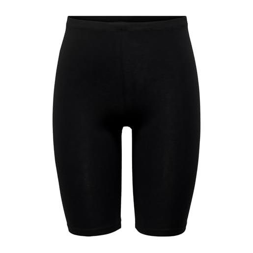 ONLY onllove life shorts jrs, pantaloncini donna, nero, s