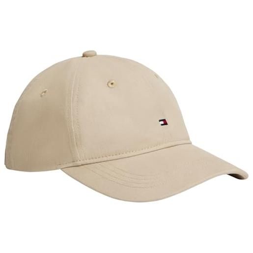 Tommy Hilfiger donna cappellino flag soft panel in cotone, beige (sandalwood), taglia unica