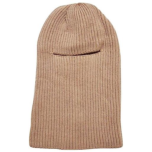 Urban Classics knitted balaclava, passamontagna, unisex - adulto, beige (beige), taglia unica