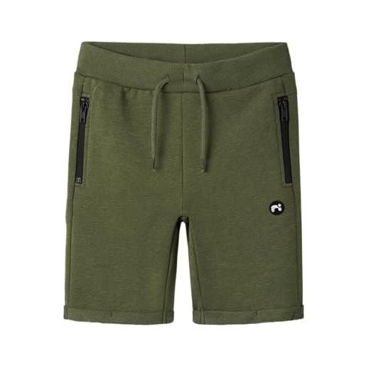 NAME IT nkmvimo swe shorts unb noos, pantaloncini bambino, rifle green, 