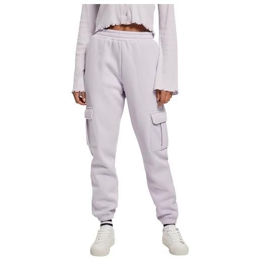 Urban Classics pantaloni da allenamento da donna a vita alta, lilla tenue, m