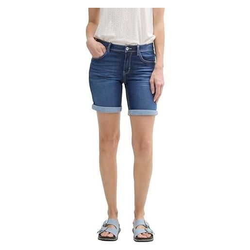 TOM TAILOR bermuda da donna, 10281 - mid stone wash denim, 33