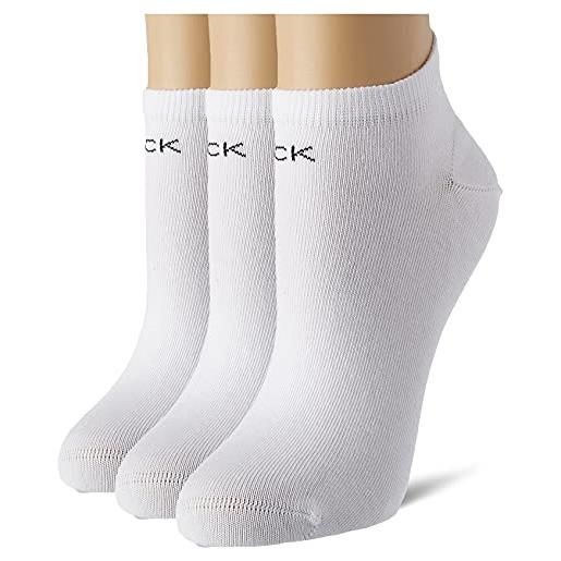 Calvin Klein sneaker, calzini donna, bianco, taglia unica