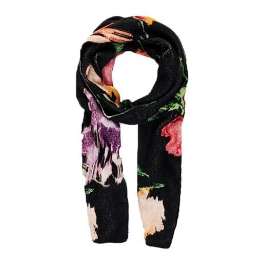 Desigual scarf_imperious nature, 2000, u, nero, taglia unica