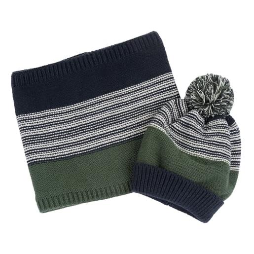 Chicco set sciarpa e cappello, cappello invernale unisex - bambini e ragazzi, grigio (2), 12-15 mesi, designed in italy