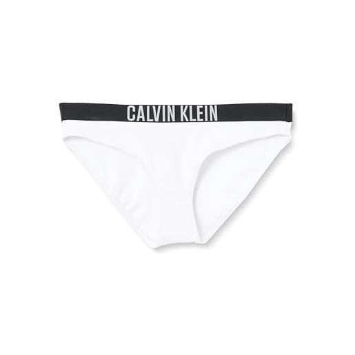 Calvin Klein bikini kw0kw02752, slip da bagno, donna, bianco (brilliant white), s