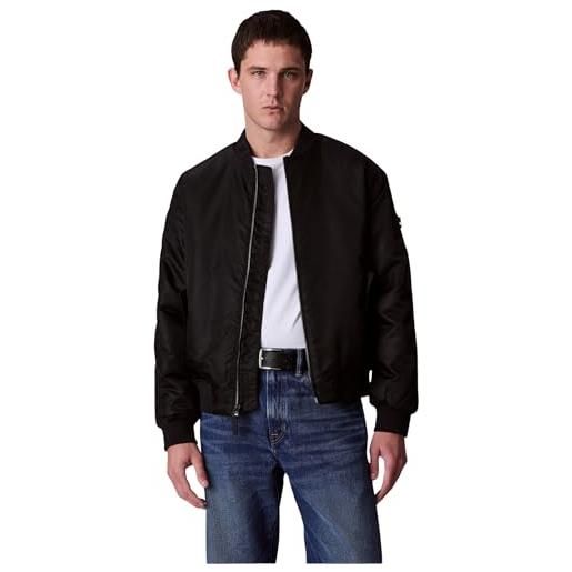 Calvin Klein uomo bomber jeans hero con zip, nero (black), xxl
