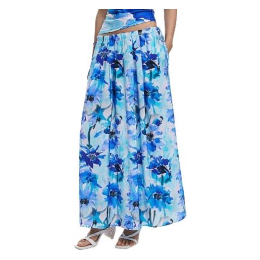 Desigual skirt_fiori, 9016 azules, s