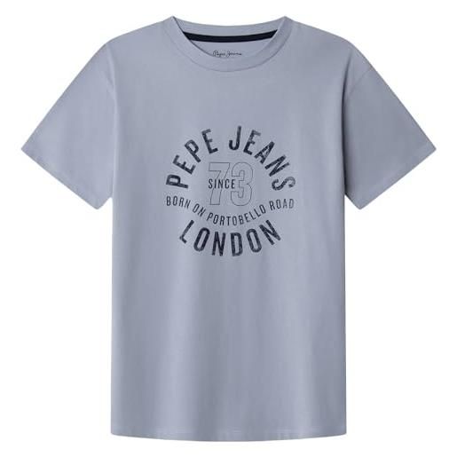 Pepe Jeans t-shirt newman da ragazzo, blu (blu chiaro), 14, blu (blu chiaro), 14 anni