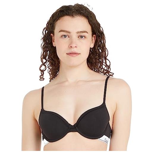 Calvin Klein modern t shirt bra 0000f3784e, reggiseni sagomati donna, nero (black), 36a