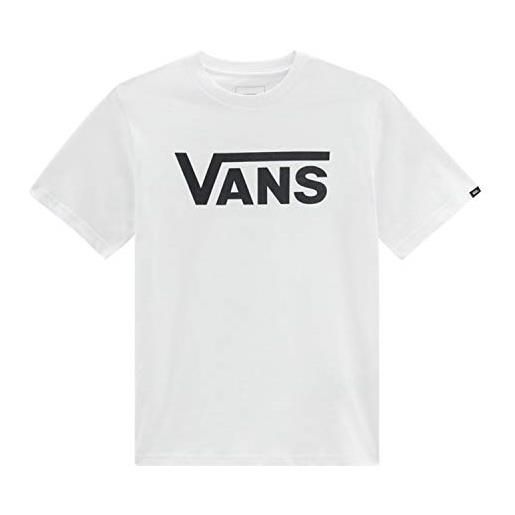 Vans classic boys t-shirt, multicolore (white/black), s bambini e ragazzi