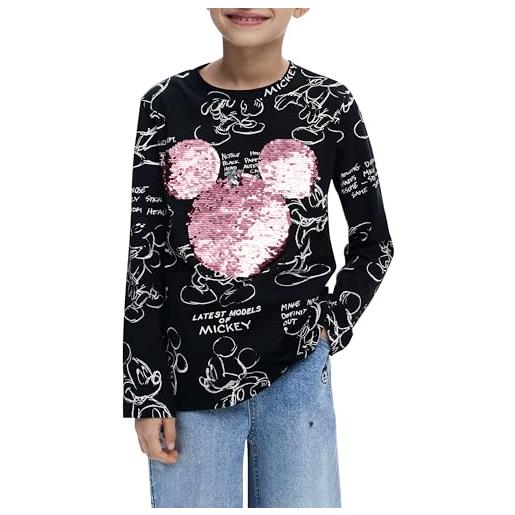 Desigual ts_mickey sequins, 2000 black, 13/14