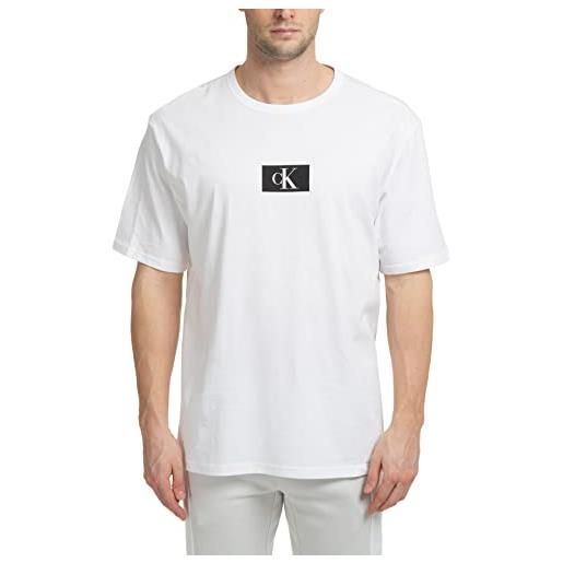 Calvin Klein uomo s/s crew neck, white, m