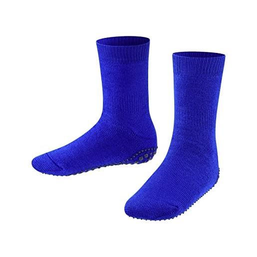 FALKE catspads k hp cotone lana con suola in gomma 1 paio, calze da casa , blu cobalt blue 6054, 31-34