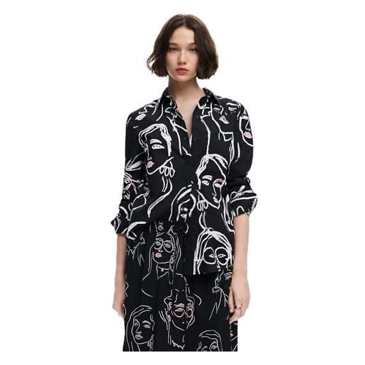 Desigual cam_faces, 2000, xs, nero, xs