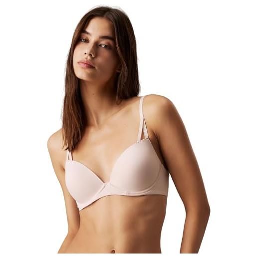 Calvin Klein donna reggiseno a mezza coppa lift elasticizzato, beige (beechwood), 2b