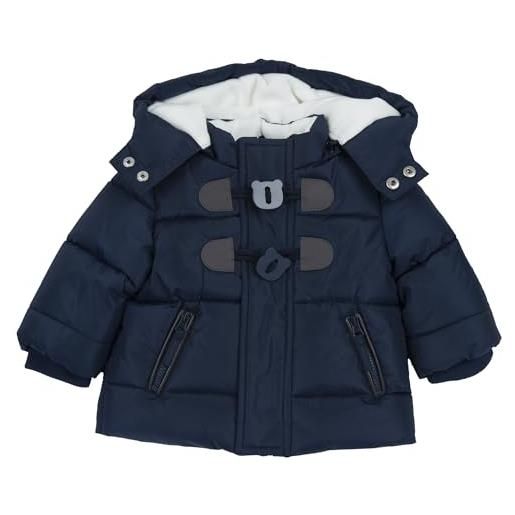 Chicco, giubbotto neonato con cappuccio e pratica chiusura a zip, lavabile in lavatrice, abbigliamento bambino 0-24 mesi, designed in italy