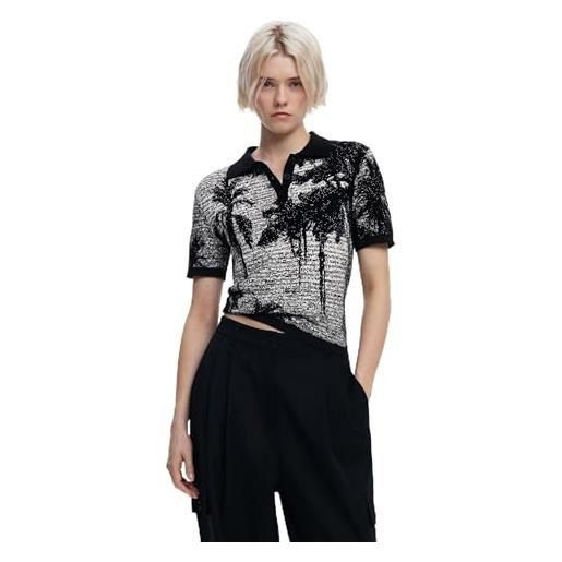 Desigual ts_tropical hawaii_lacroi, 2000 black, l