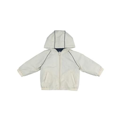 Prénatal prénatal giubbino leggero antivento e impermeabile con cappuccio, ideale per l'autunno bimbo, beige, 3-6 mesi bambini e ragazzi