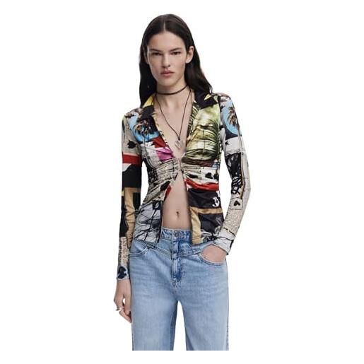 Desigual ts_newspaper_lacroix, 2000 black, s