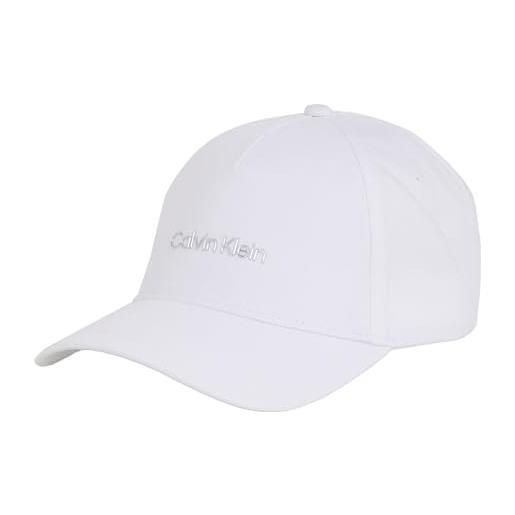 Calvin Klein ck must tpu logo cap k60k610525 coperchio, white (bright white), os donna