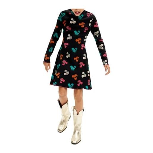 Desigual girl knit dress long sleeve, vestito ragazze, 