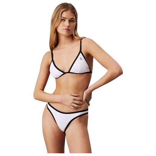 Calvin Klein donna slip bikini cheeky sportivo, bianco (pvh classic white), xxl