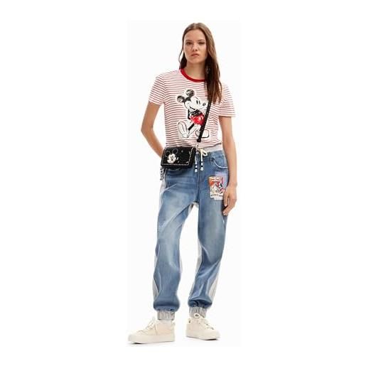 Desigual denim_jogger, boxer bambino da donna, blue, 