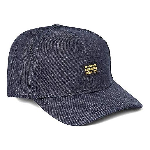 G-STAR uomo originals denim baseball cap, blu (raw denim d17890-b988-001), taglia unica