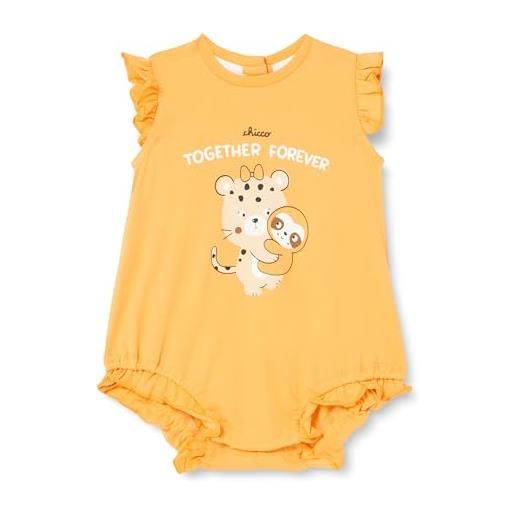 Chicco pagliaccetto neonata con comoda apertura con bottoncini, morbido cotone, lavabile in lavatrice, abbigliamento neonata 0-24 mesi, designed in italy