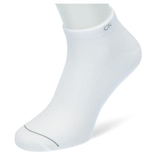 Calvin Klein sneaker, calzini uomo, bianco, taglia unica