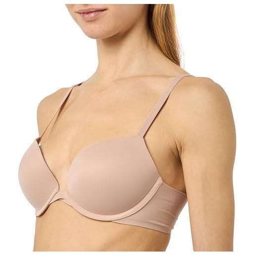 Calvin Klein donna reggiseno scollato con push-up, beige (cedar), 2b