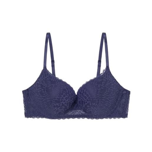 Women'secret sujetador push up frozen collection reggiseno, blu, 90b donna
