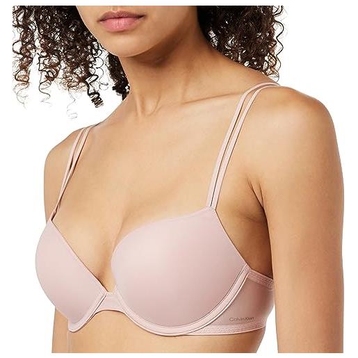 Calvin Klein reggiseno push-up donna plunge con ferretto, nero (black), 2a