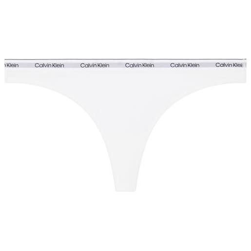 Calvin Klein donna perizoma con fascia con logo, bianco (white), xl