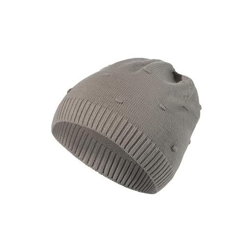 Sterntaler gots-berretto a maglia a pois, grigio, 49 bambine e ragazze