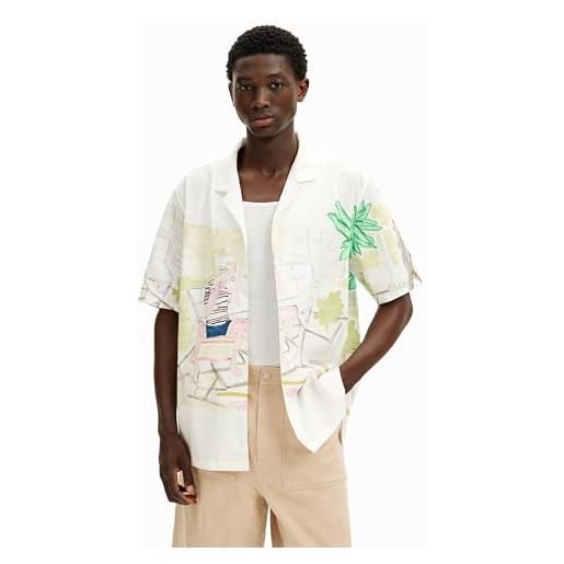 Desigual cam_alphonse, 1000 blanco, l, bianco, l