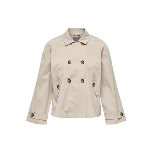 ONLY Carmakoma carapril life short trench coat otw noos, oxford tan. , m