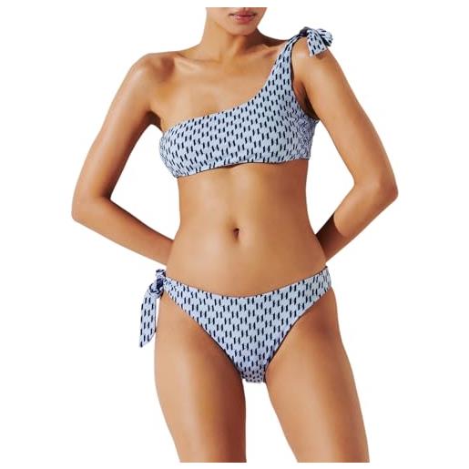 Karl Lagerfeld B.V monogram tie rio bottom, karl lagerfeld all over print blue mid indigo, s donna