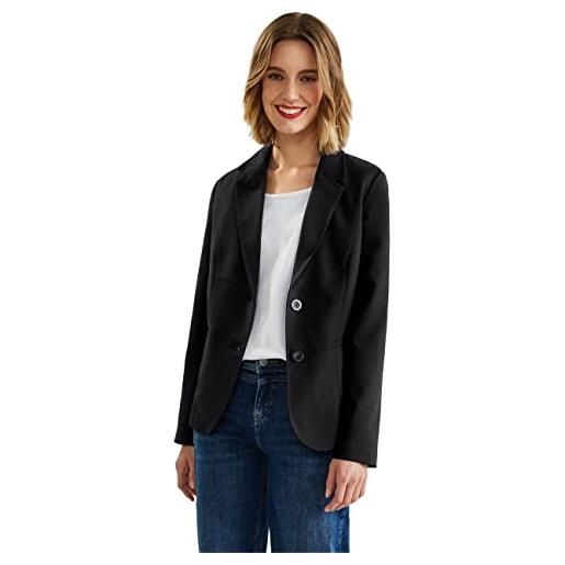 Street One a211839 blazer in twill, nero, 42 donna