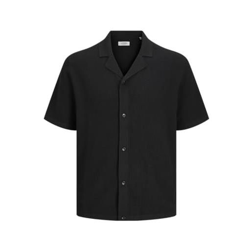 JJ REBEL jrebwalker knit resort ss, nero, m uomo