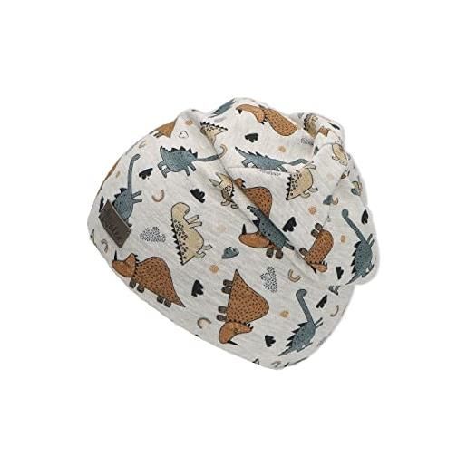 Sterntaler beanie donolo, berretto bambino, silber, 49