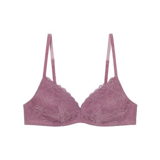 Women'secret sujetador triangular con relleno dusty pink collection reggiseno, rosa, 95b donna